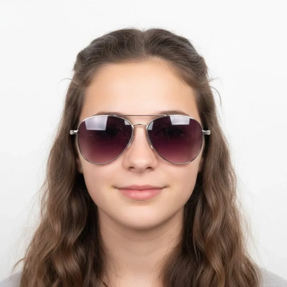 Justice Girls Girl's Green Aviator Sunglasses NWT